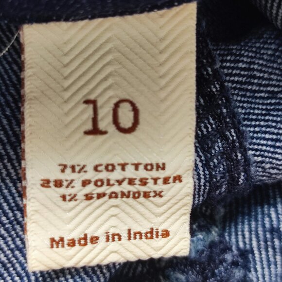 Sonoma jeans women's size 10 ink blue boyfriend style - Picture 7 of 15